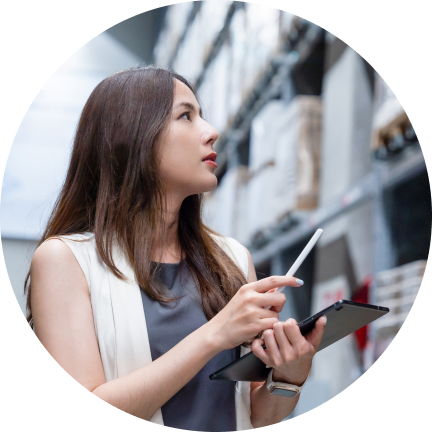 Visual representing ecommerce operations, fulfillment, or supply chain technology